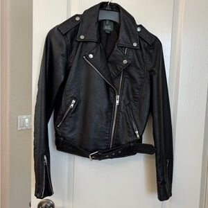 Wild fable brand Black Leather Jacket. Never goes out of style.